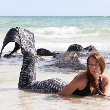 Mermaid at Dunedin Beach